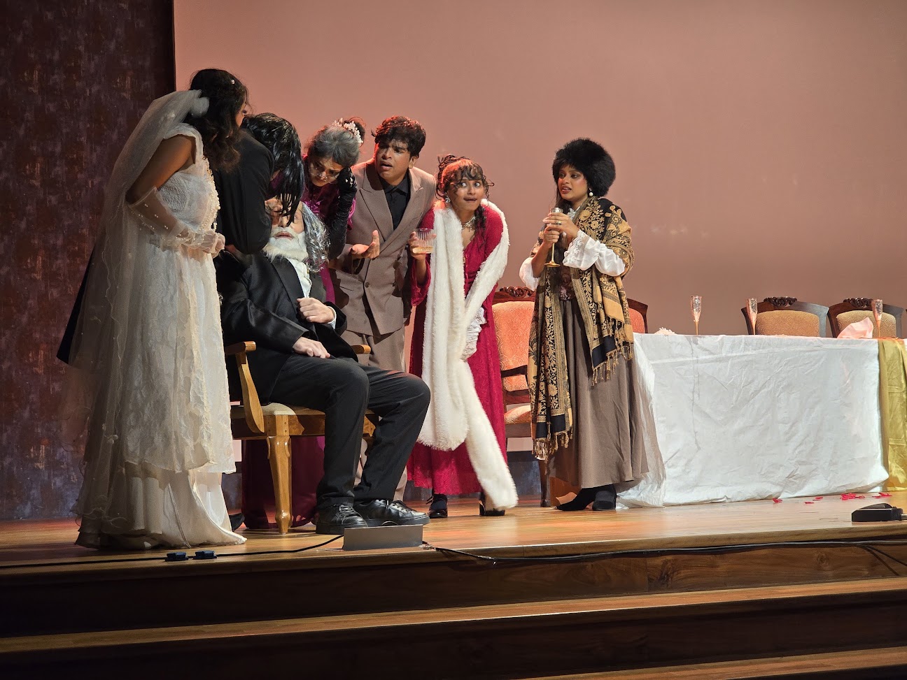 Stills from the Show — The Wedding musical dance sequence
